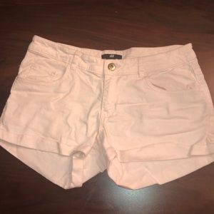 Light pink shorts